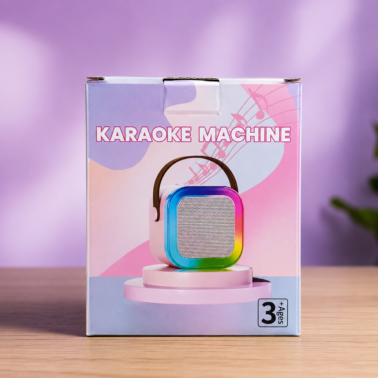 KARAOKE WIRELESS BLUETOOTH SPEAKER WITH DUAL MICROPHONES - FOR ABOVE 3 YEARS