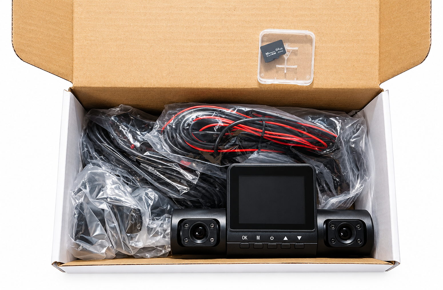 CAR DVR VIDEO - BLACK DASH CAMERA - BLACK COLOR
