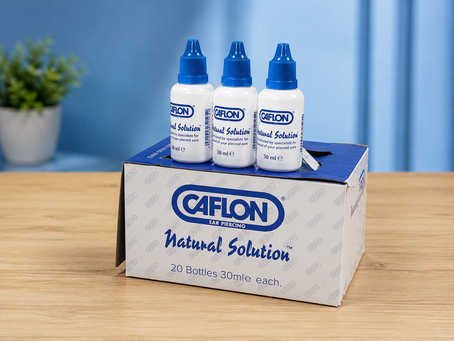 EAR PIERCING SOLUTION - 20 BOTTLES/BOX - 30ml each - by CAFLON