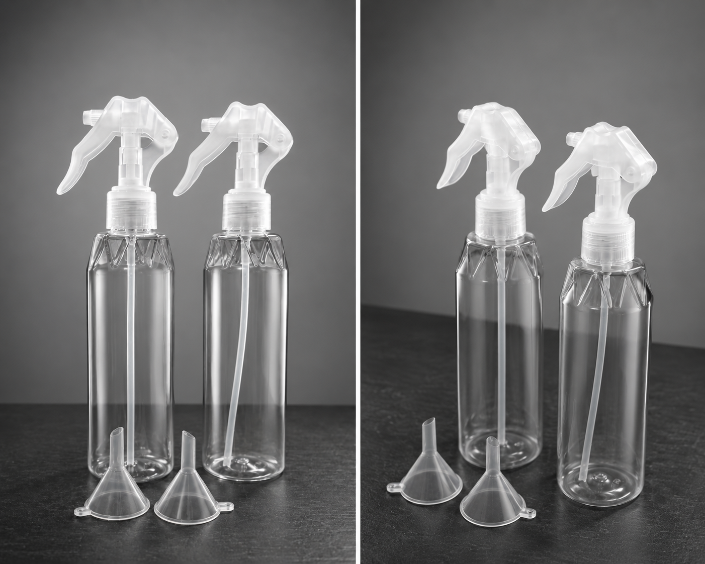 WATER SPRAY BOTTLE SET - 2PIECES/PACK - 200ML - for household purposes