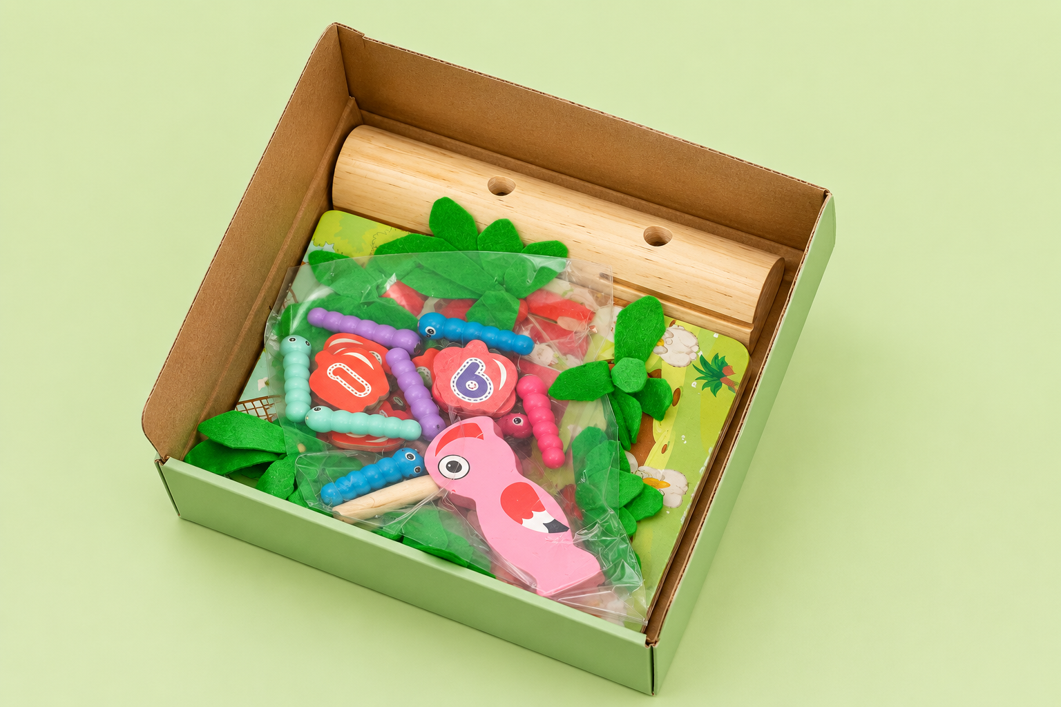 WOOD PECKER GAME - FOR 3 YEARS AND ABOVE - EDUCATIONAL GAME -by LETOMY