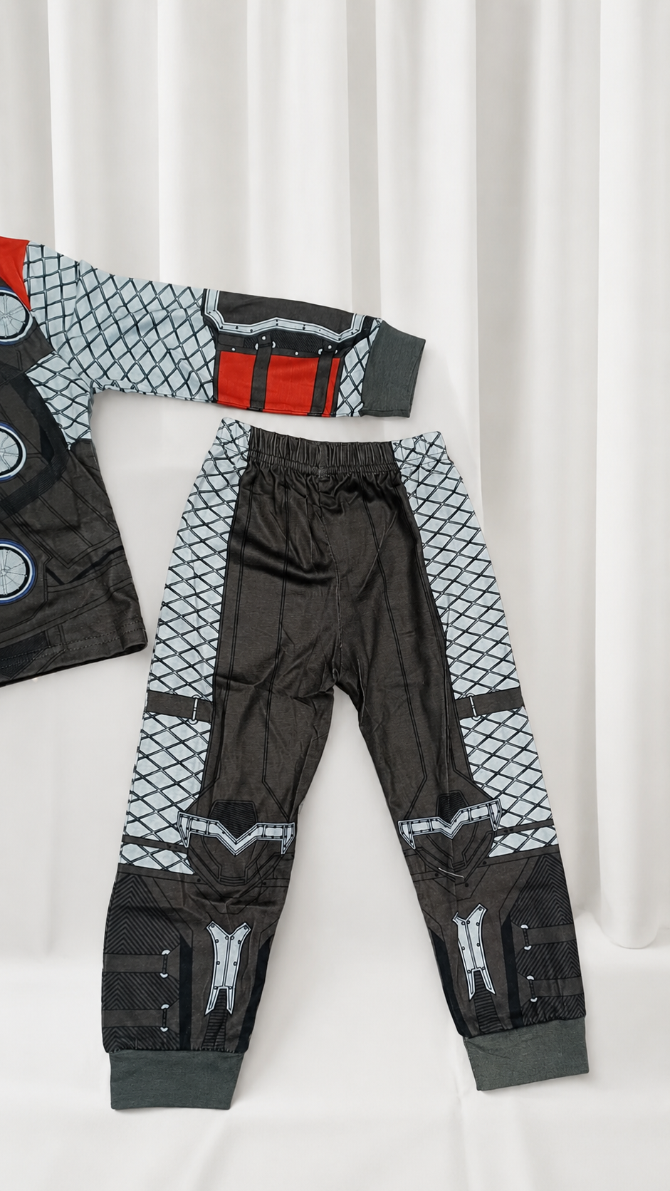 KIDS COSTUME SET - THOR AVENGERS-GREY EDITION FOR 2-3 YEARS OLD - by PJS