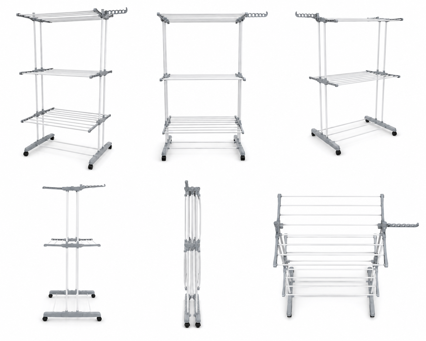 CLOTHES DRYING RACK - FOLDABLE + SOLID by OAKNEST