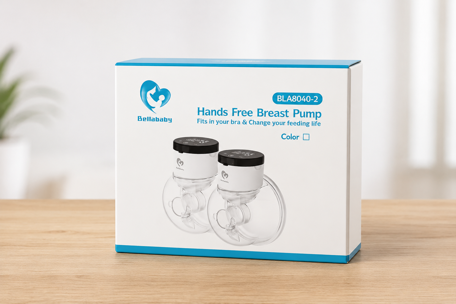 Bellababy Breast Pump,Portable Wireless Wearable Rechargeable Hands Free Breast Pump Electric with 4 Modes & 6 Levels