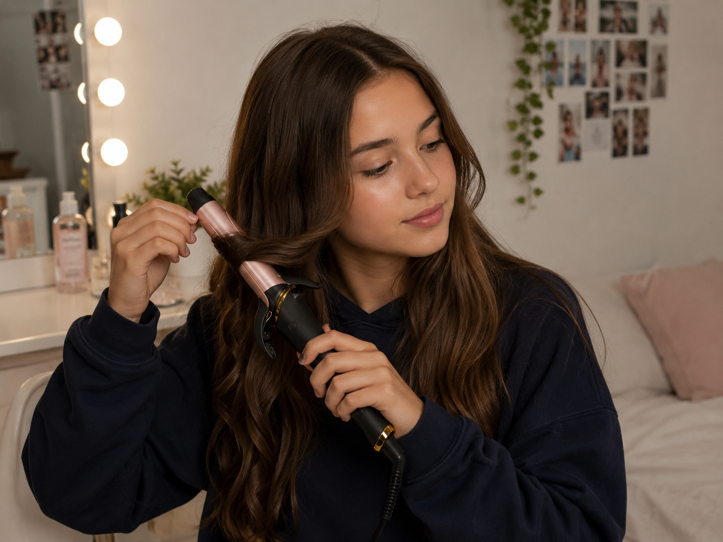 CURLING TONGS - HAIR CURLER THAT CREATES PROFESSIONAL SALON EFFECT