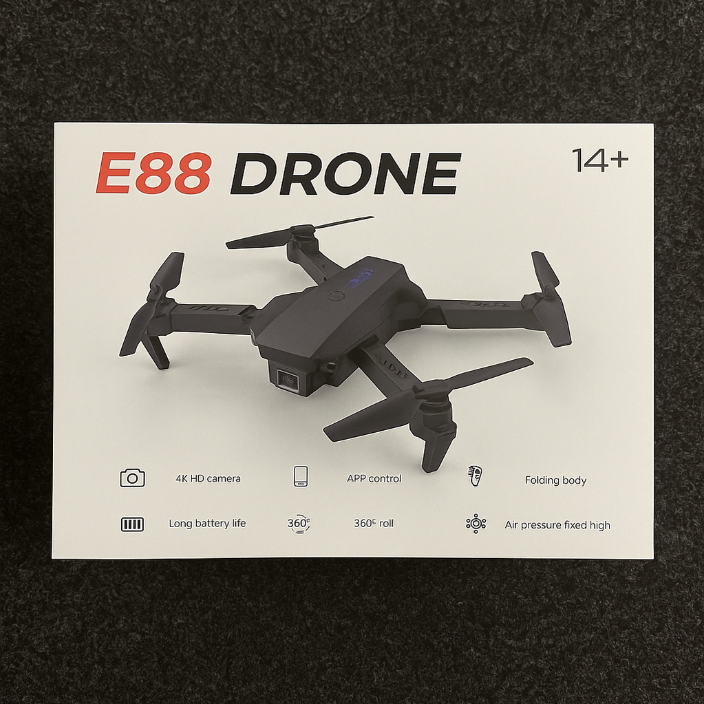 E88 Drone with 4K HD Camera and Advanced Flight Features