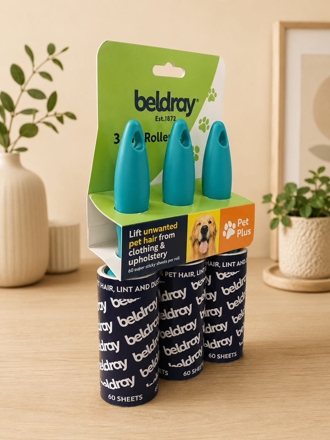 LINT ROLLERS - SET OF 3 by BELDRAY