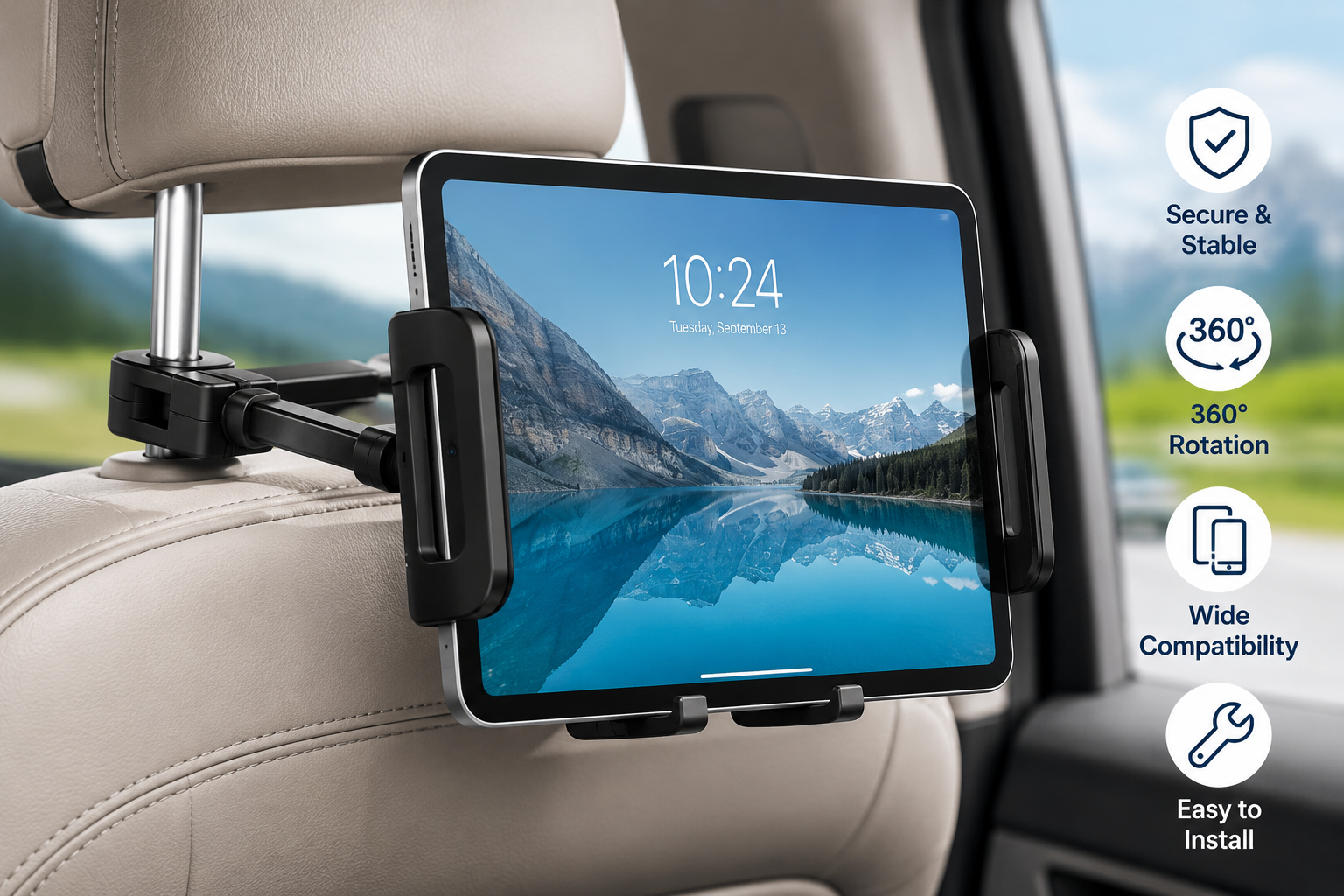 H5 Car tablet holder