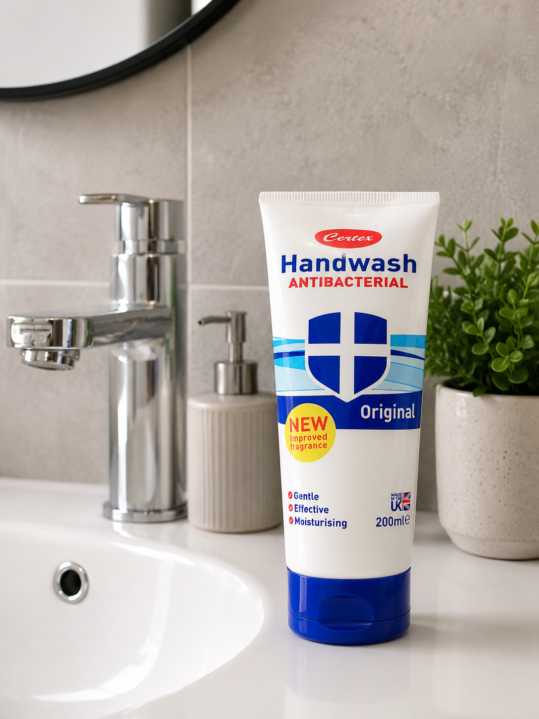 CERTEX ANTIBACTERIAL HANDWASH -200ml - Gentle, Effective & Moisturising
