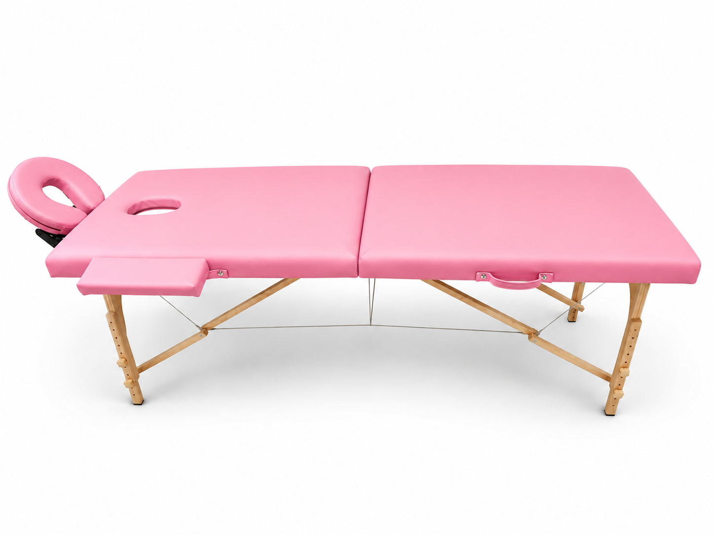 MASSAGE TABLE - PROFESSIONAL+PORTABLE- PINK EDITION- 95*18*63 CM