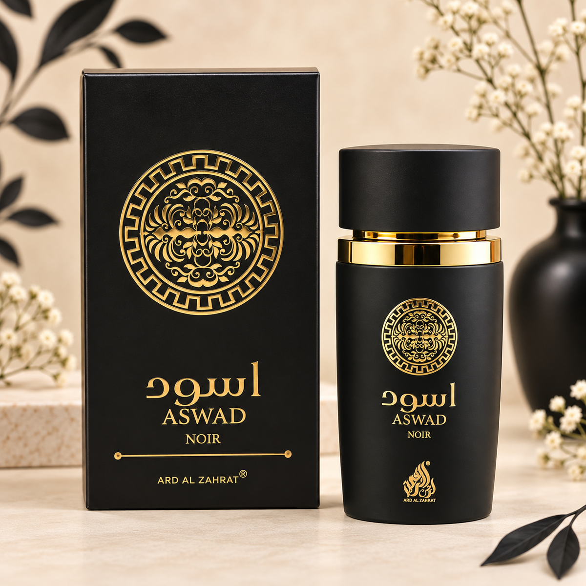 BLACK ASWAD NOIR - EAU DE TOILETTE - 100ml - UNISEX HIGH NOTES FRAGRANCE