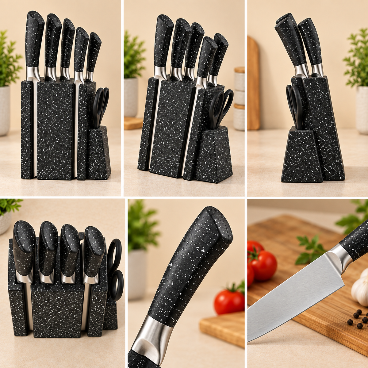 8 PIECES KITCHEN KNIFE SET - GERMANY IMPORTED WITH STAINLESS STEEL BLADE for above 18 years