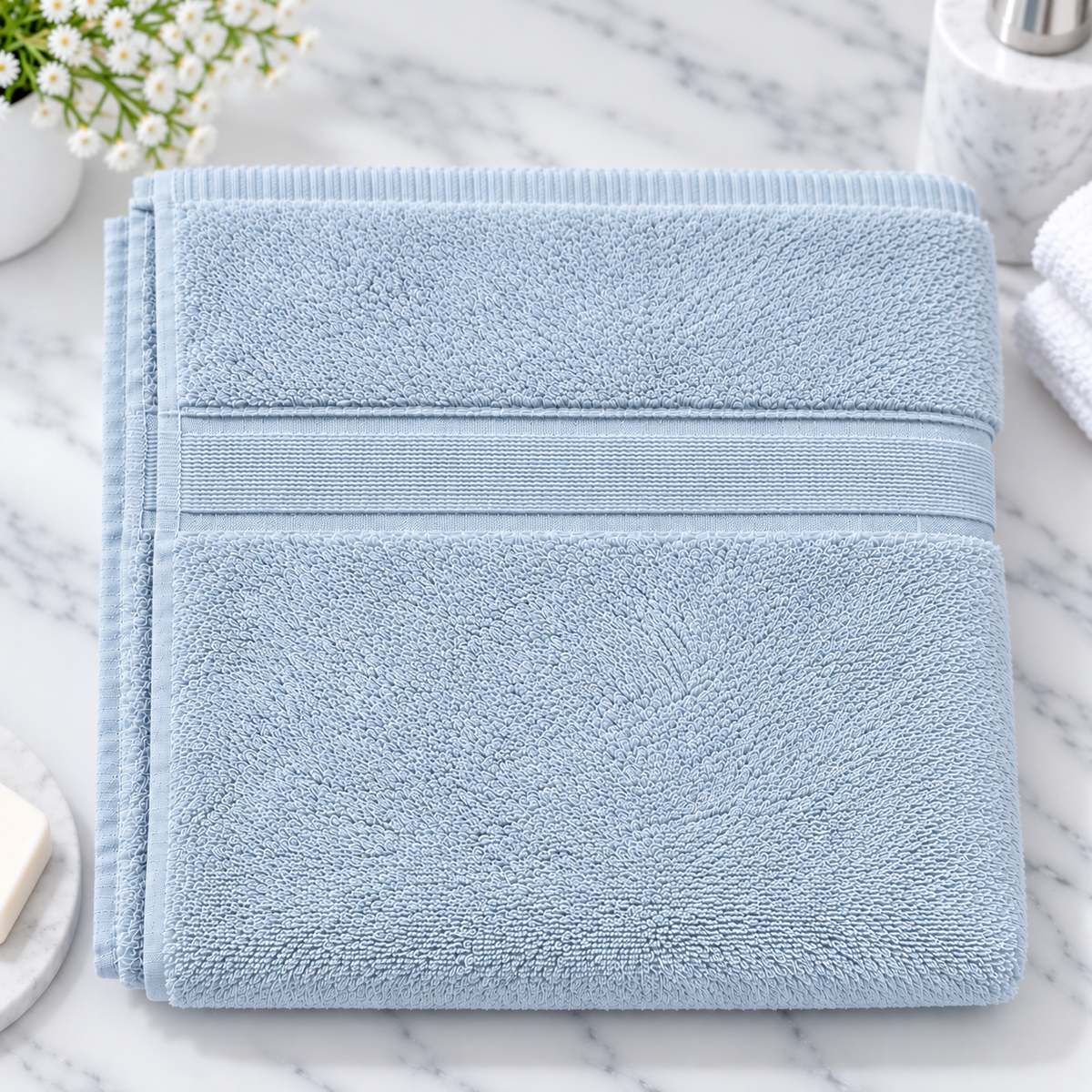 HIGH ST BRAND - BATH TOWEL - SUPER SOFT WITH ANTIBACTERIAL FINISH - PURE COTTON - 550GSM - (68cm*130cm)