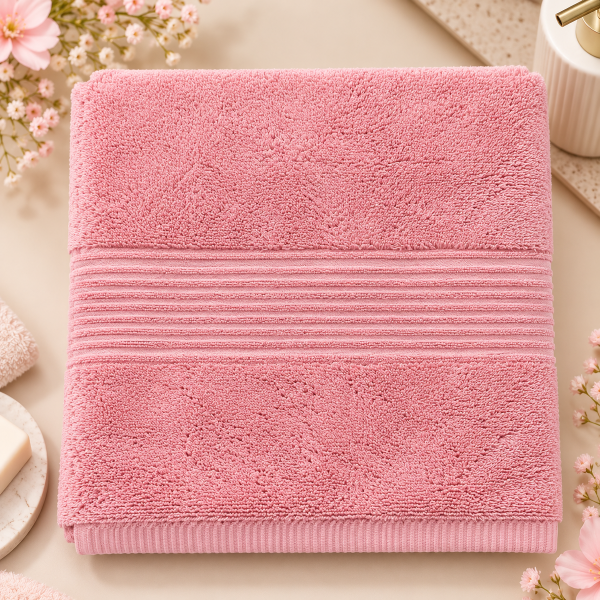 HIGH ST BRAND - BATH TOWEL - LUXURY EGYPTIAN COTTON - SUPER ABSORBENT - 600GSM - (70cm*125cm)