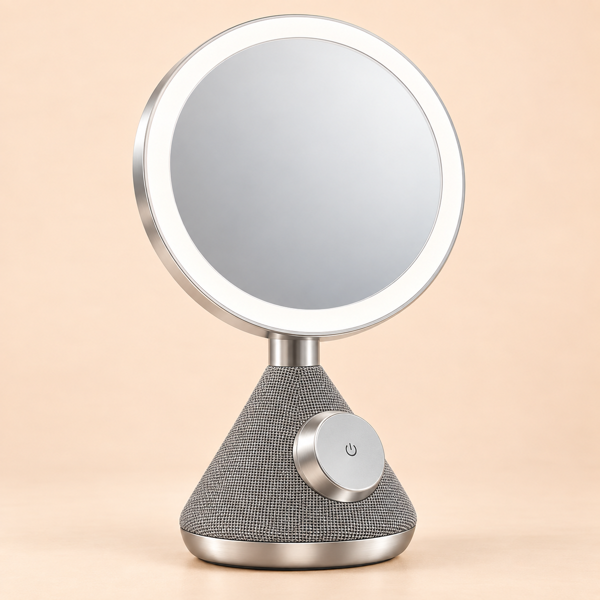 MAKEUP MIRROR - 3 COLOR LIGHTING, WIRELESS CHARGER & WIRELESS SPEAKER