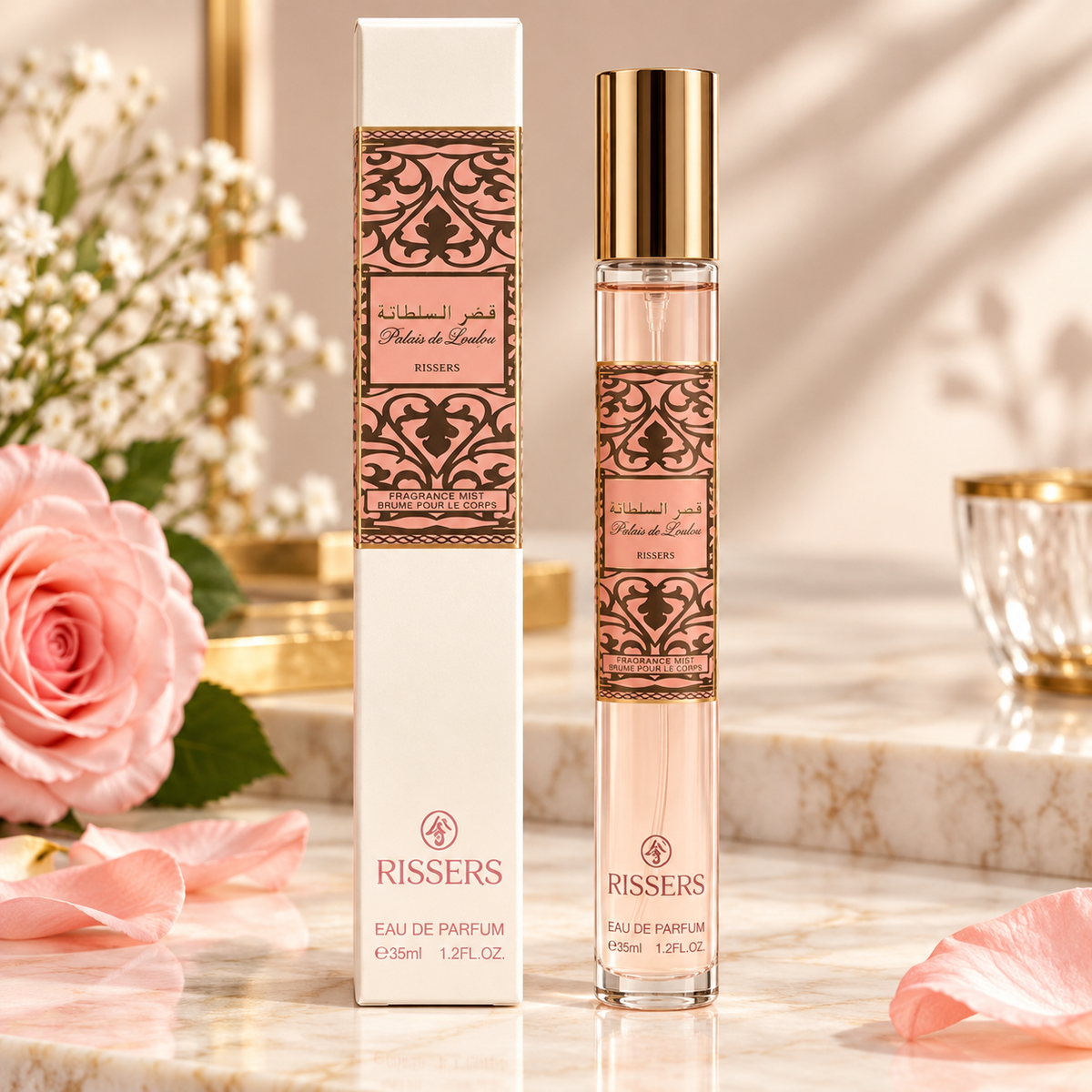 Rissers Palais de Loulou Eau de Parfum – 35ml – Elegant Floral Fragrance Mist