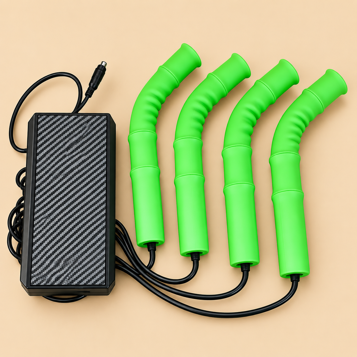 BENDABLE BAMBOO-STYLE SOLAR LIGHTS - 4 PIECES IN PER BOX ALONG