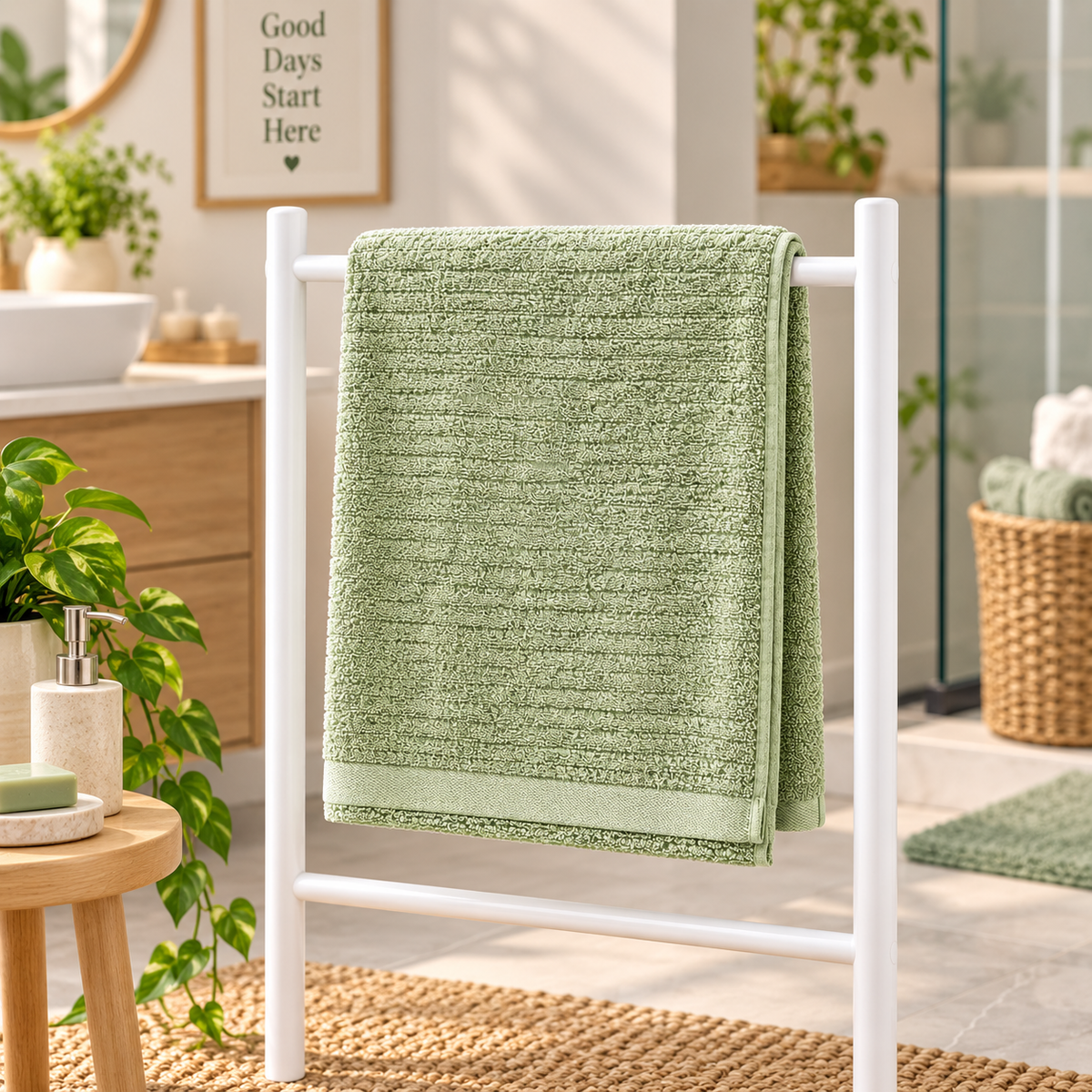 HIGH ST BRAND - BATH SHEET - PURE COTTON & QUICK DRY - (89cm*160cm)