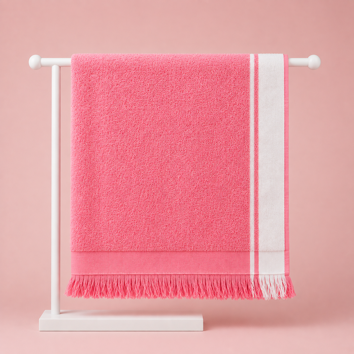 SHORELINE STRIPE BEACH TOWELS - SUPER SOFT IN 4 DIFFERENT COLORS - 100% COTTON