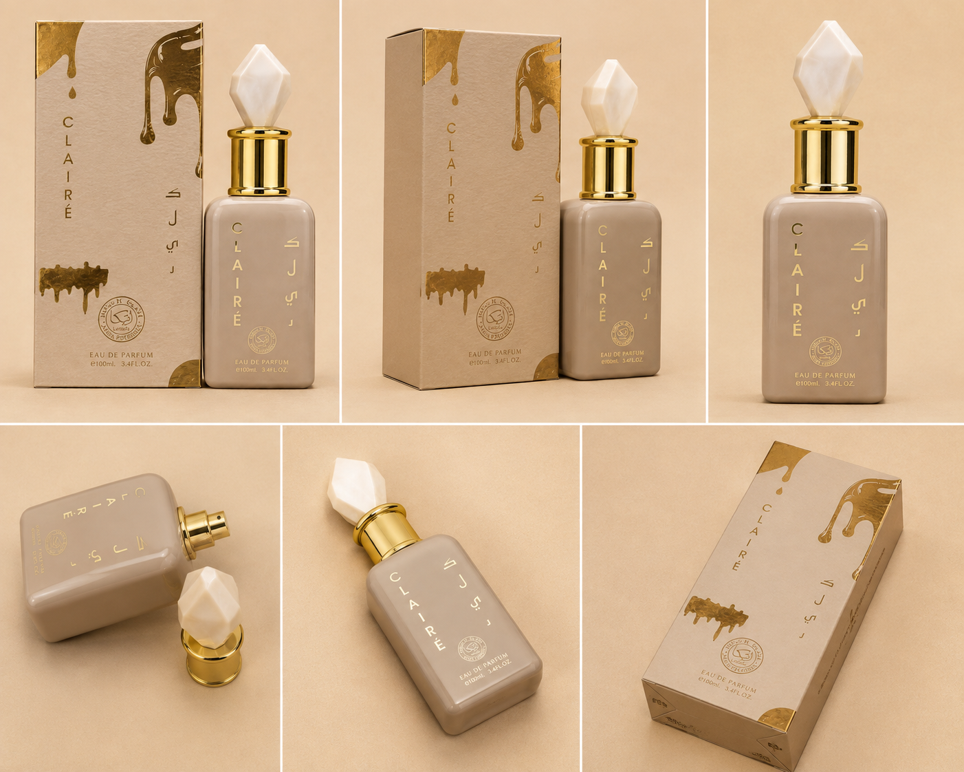 CLAIRE PERFUME - EAU DE PARFUM FOR BOTH MEN & WOMEN EVERYDAY FRAGRANCE - 100ML