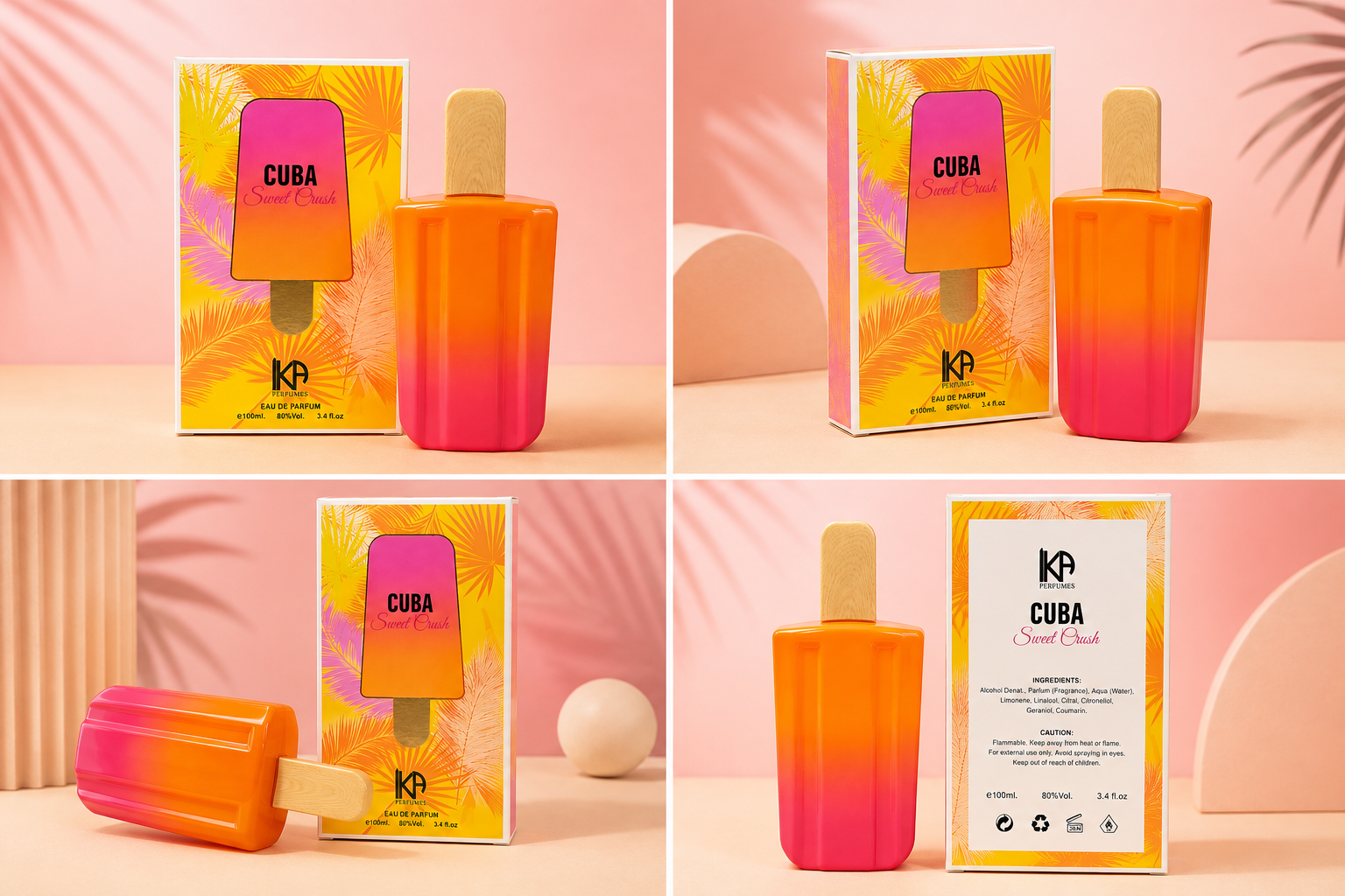 CUBA SWEET CRUSH - EAU DE PARFUM - 100ML WITH SWEET & FLORAL NOTES FOR HER