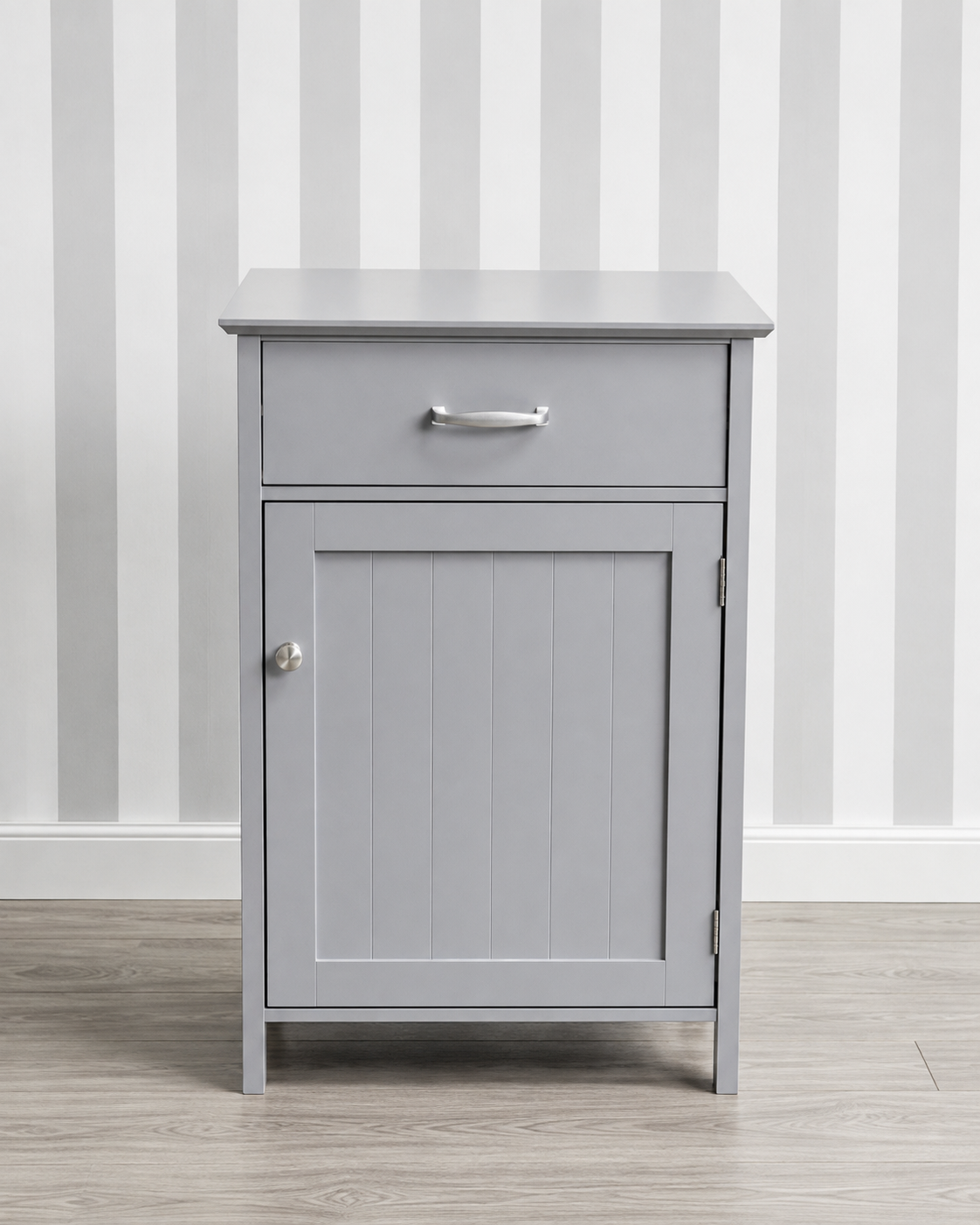 STORAGE CABINET - GREY IN COLOR - FILL UP THE SPACE WITH AESTHETIC VIBES - (MODEL NO:4617)
