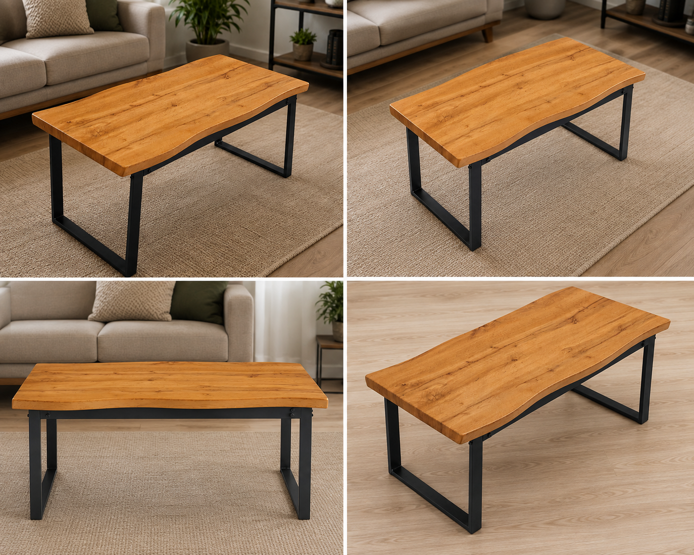 LIVE EDGE COFFEE TABLE - MODEL NO:4639 - by GREENHURST