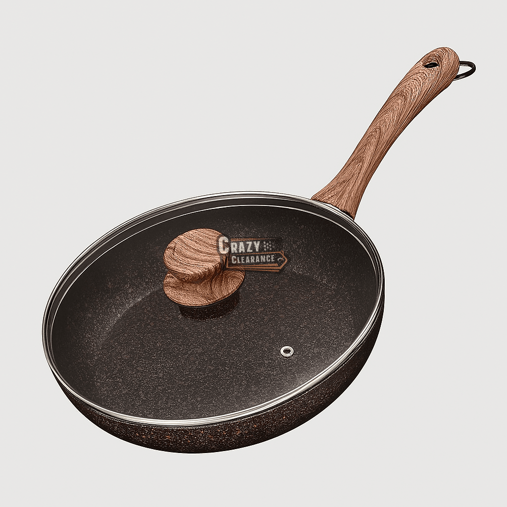 Premium Non-Stick Copper Frying Pan Set – 3 Piece