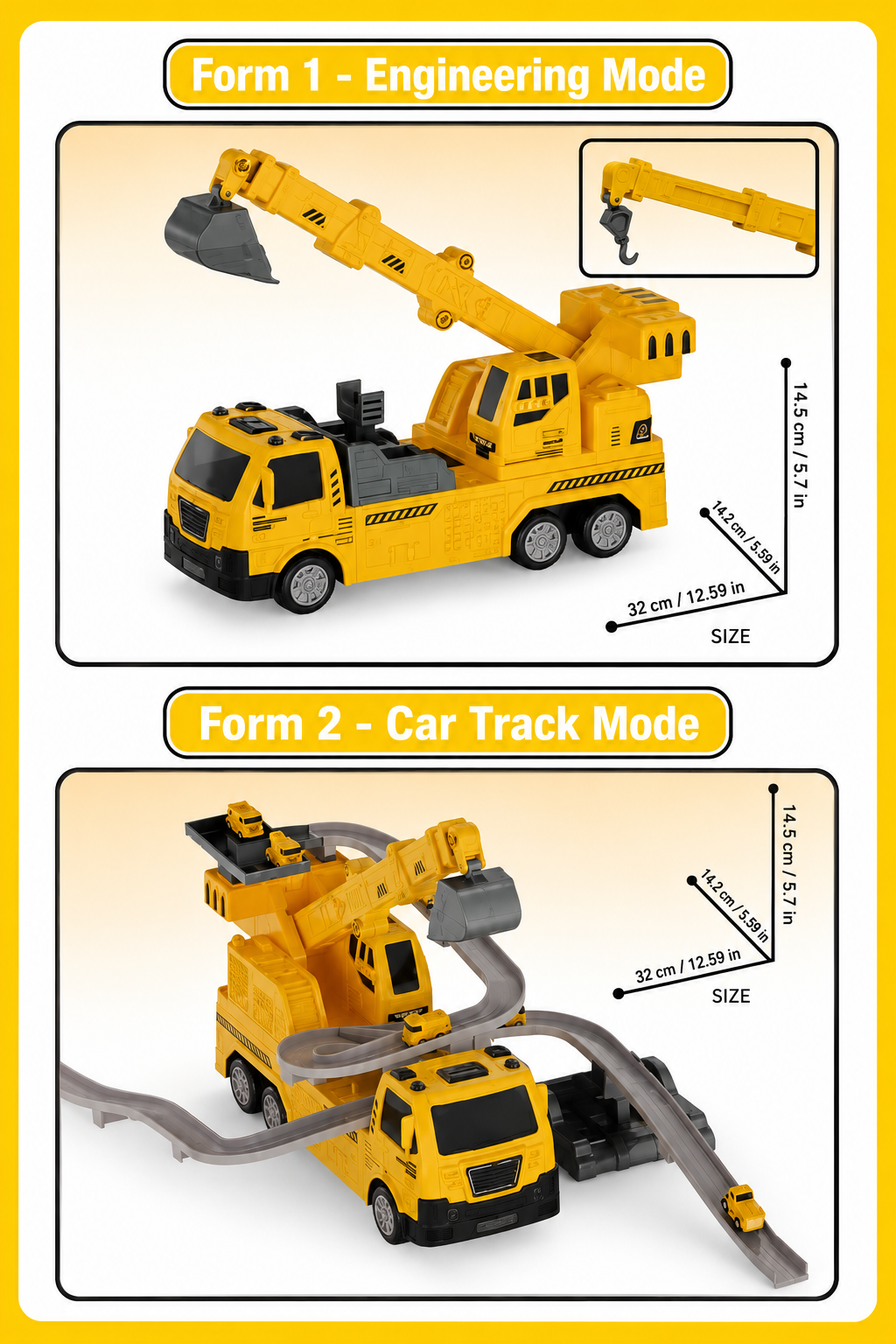 ENGINEERING CRANE - BEST PLAY SET FOR TODDLERS ABOVE 3 YEARS TO BUILD SKILLS