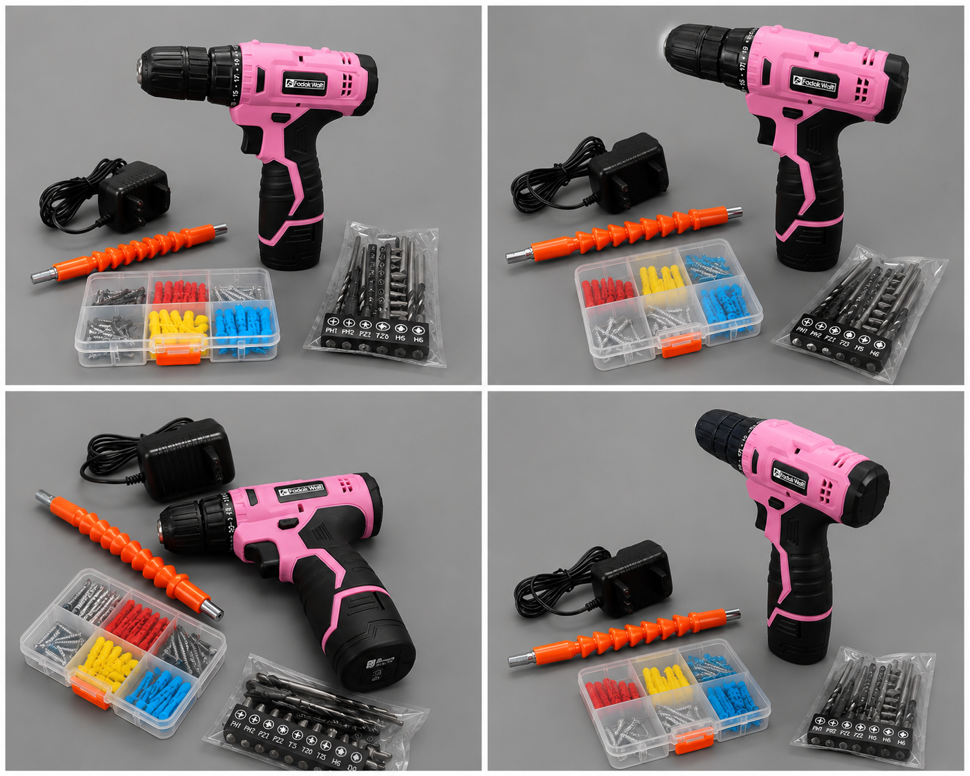 CORDLESS DRILL TOOL KIT - MODEL-DC8212A by FADAK WALT