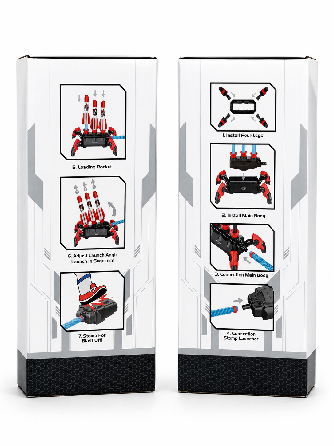 MULTI ROCKET LAUNCHER TOY SET - ABOVE 6 YEARS