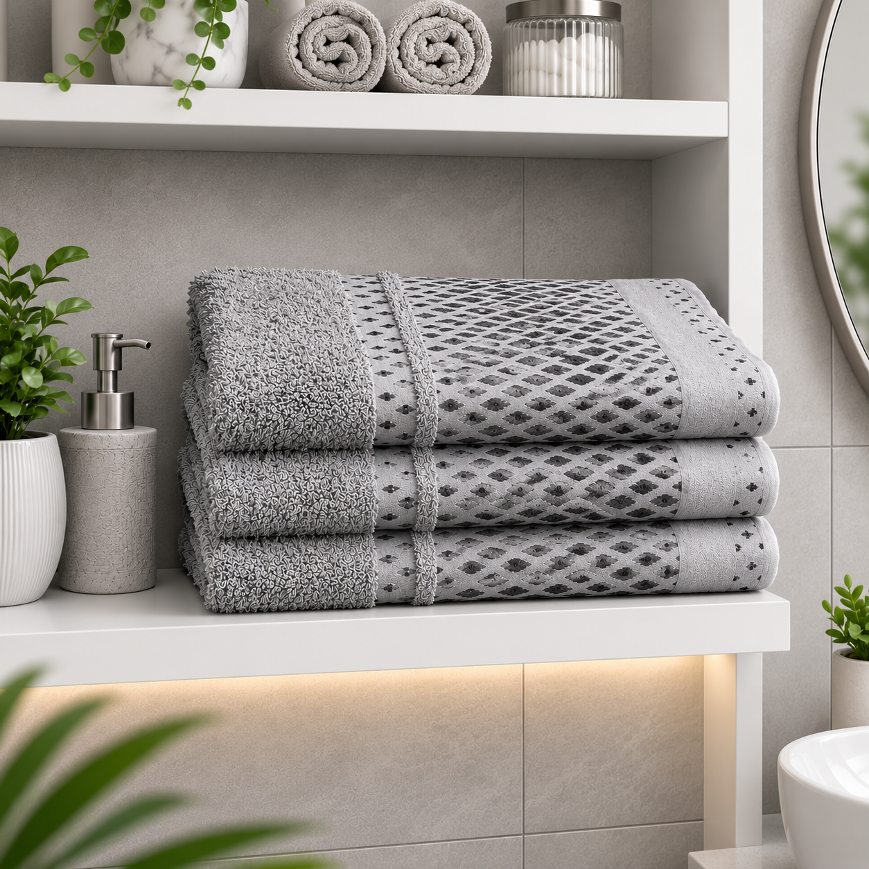 COOLING BATH SHEET- SET OF 3/PACK - 90*150CM - IN 4 COLORS by REVERIE MAISON