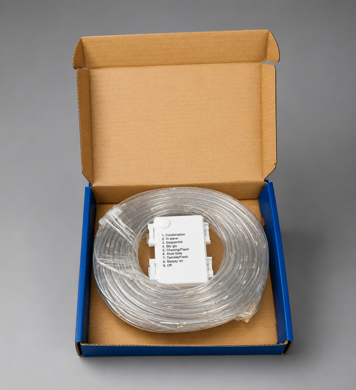 MULTIFUNCTIONAL ROPE LIGHT - 10 metre FLEXI-MULTICOLOR LED