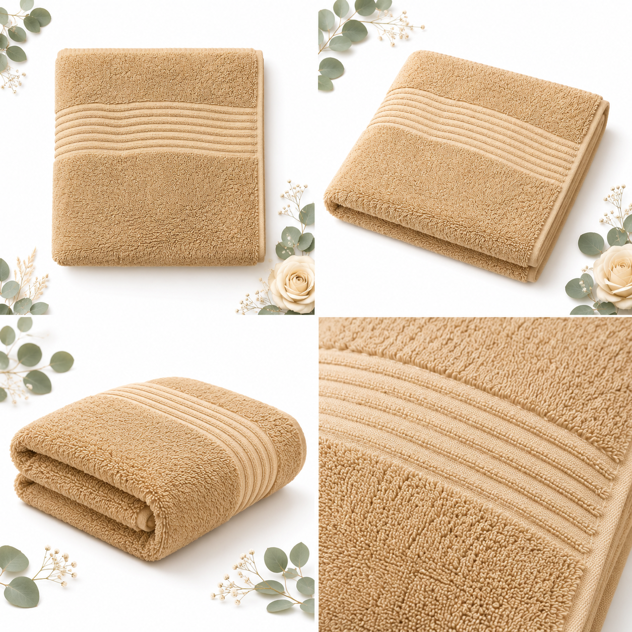 HIGH ST BRAND - LUXURY EGYPTIAN COTTON HAND TOWEL -600GSM I SIZE-50cm*90cm