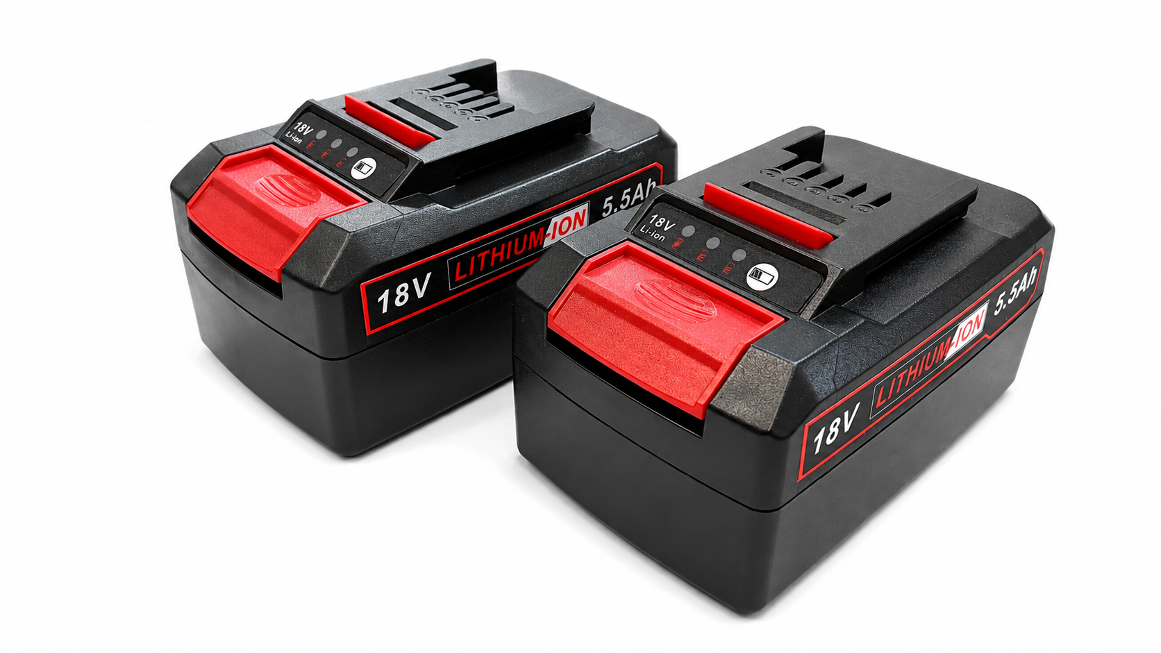 BATTERIES - 18V 5.5Ah  LITHIUM-ION - SET OF 2/BOX