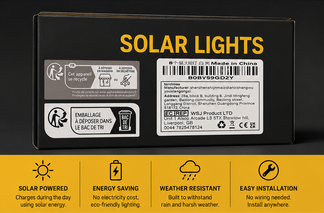 SOLAR POWERED DISK LIGHTS - SET OF 8/PACK