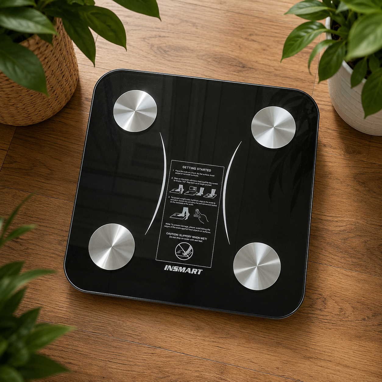 WEIGHING SCALE - MULTIPLE FUNCTIONS - BLACK EDITION by INSMART