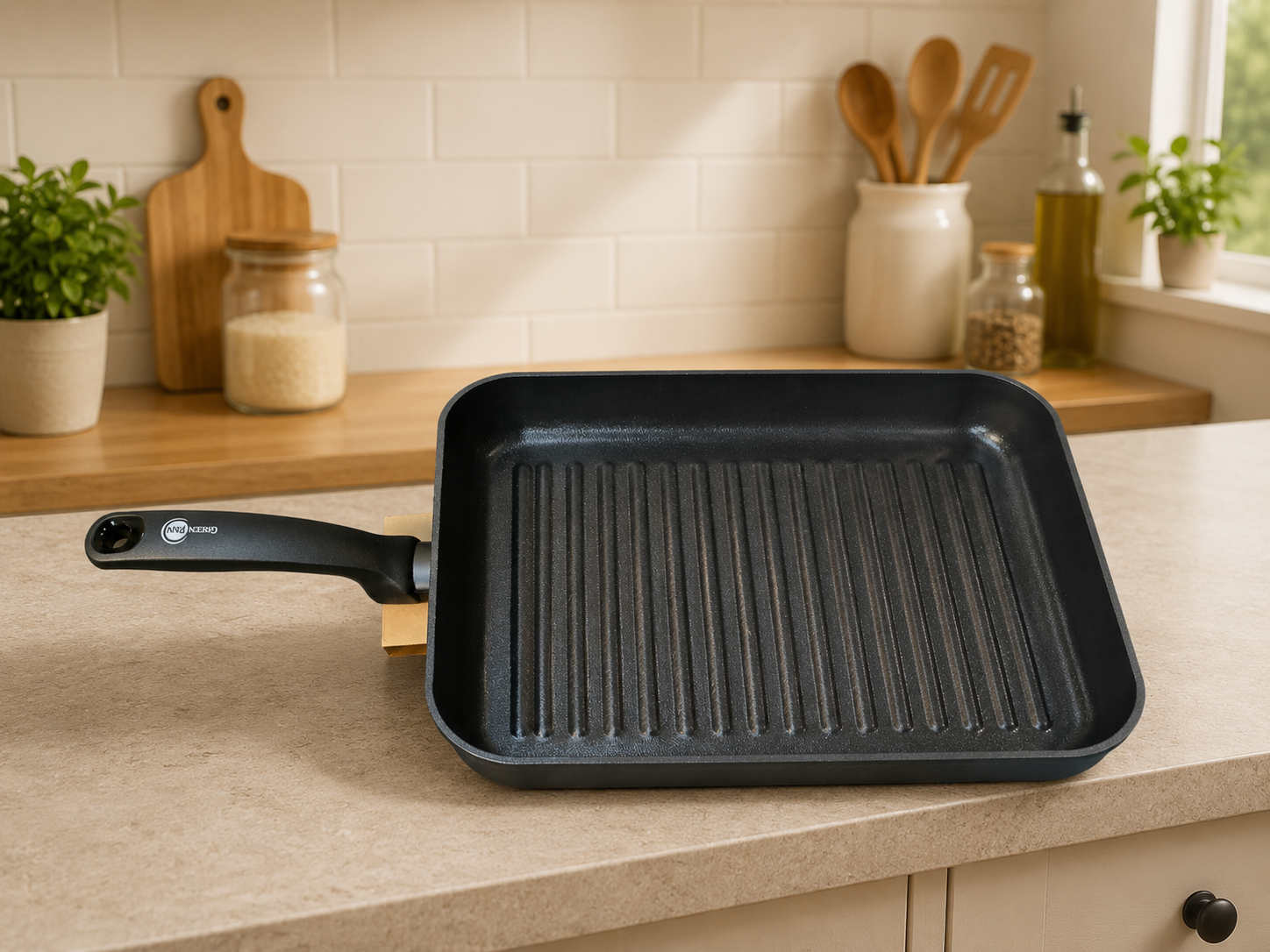 THE ORIGINAL GREEN PAN - TOUGHENED NON-STICK + HEALTHY CERAMIC