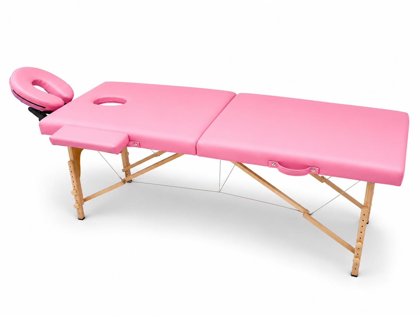 MASSAGE TABLE - PROFESSIONAL+PORTABLE- PINK EDITION- 95*18*63 CM