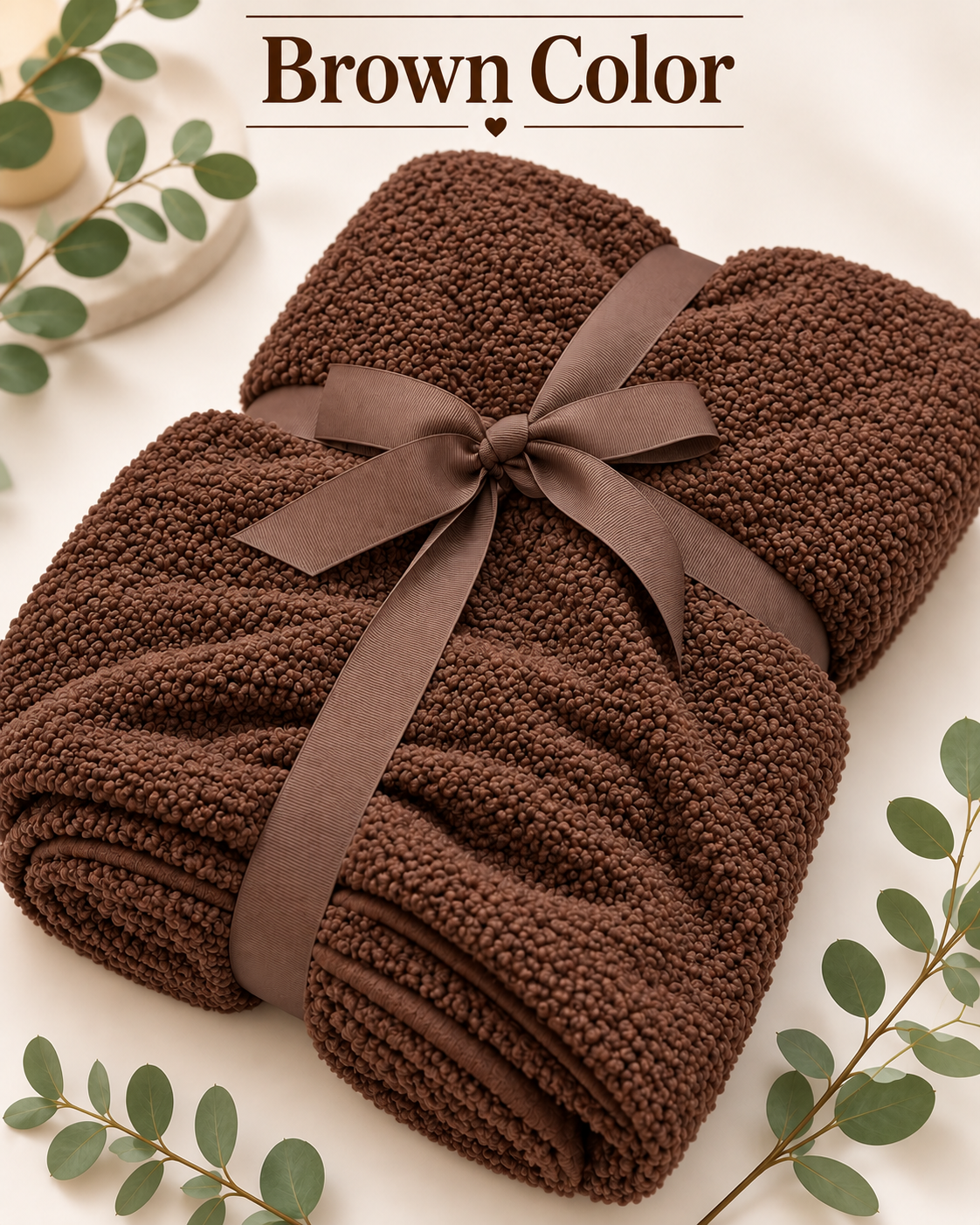 HIGH ST BRAND - ULTRA WARMTH BORG THROW - GREY/ BEIGE/BROWN EDITIONS - (Size - 130cm*170cm)