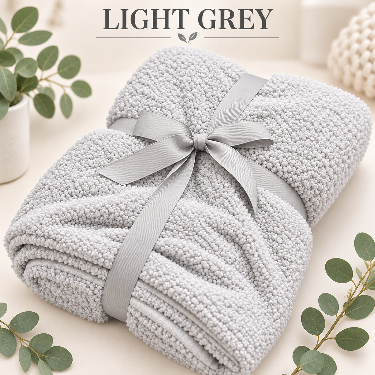 HIGH ST BRAND - ULTRA WARMTH BORG THROW - GREY/ BEIGE/BROWN EDITIONS - (Size - 130cm*170cm)