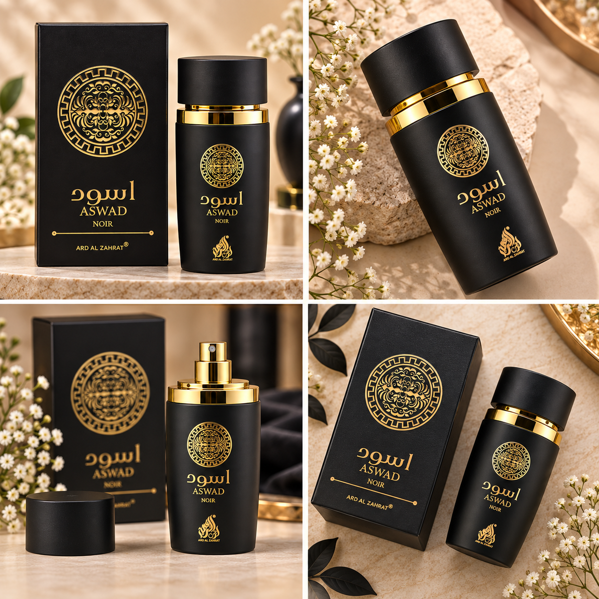 BLACK ASWAD NOIR - EAU DE TOILETTE - 100ml - UNISEX HIGH NOTES FRAGRANCE