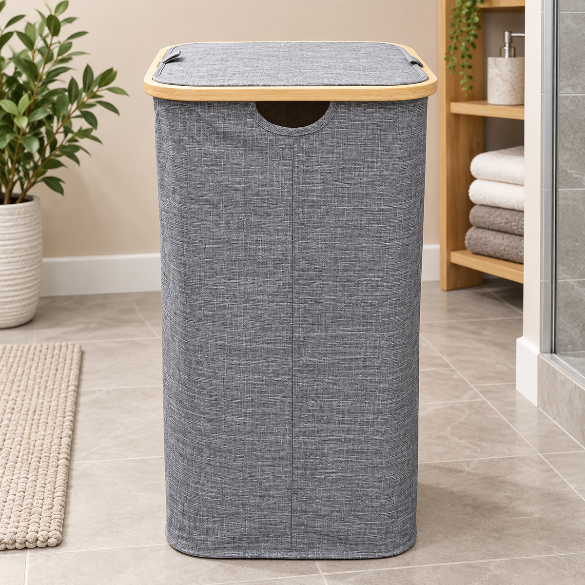 FOLDABLE LAUNDRY BASKETS - IN 4 DIFFERENT COLORS - LARGE SIZE(44*33*74cm)