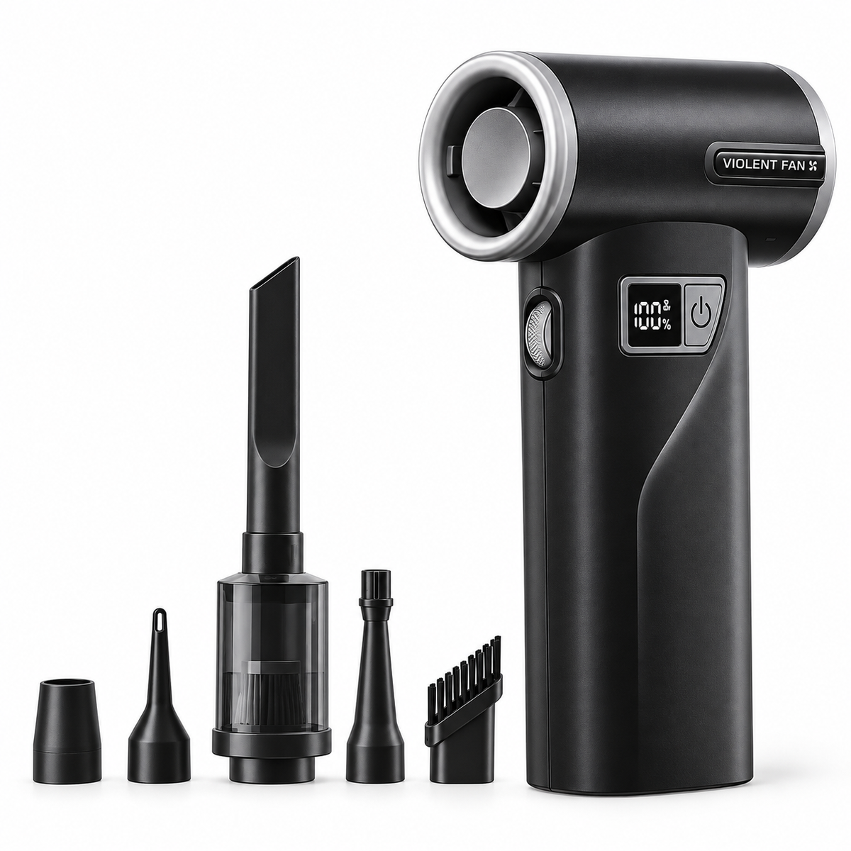 F2 MULTIFUNCTIONAL VIOLENT FAN - HIGH SPEED AIR DUSTER & VACUUM CLEANER