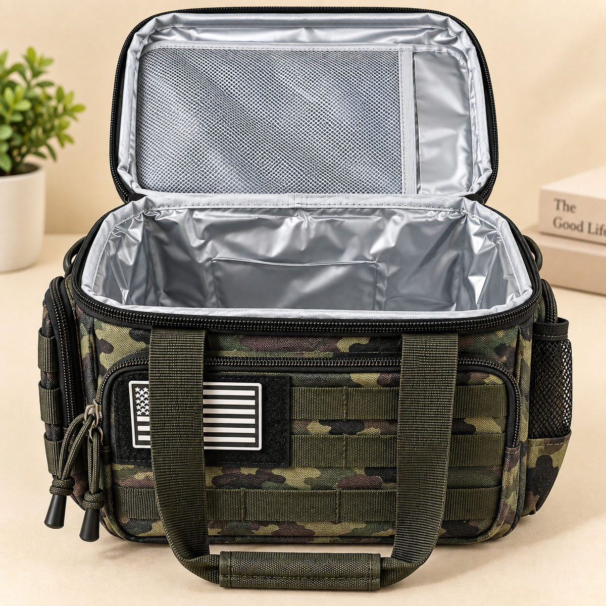 LUNCH BOX - CAMOUFLAGE ARTICLE - WASHPRROF & SPACIOUS - CAN BE WEAR AS HAND BAG & CROSSBODY BAG