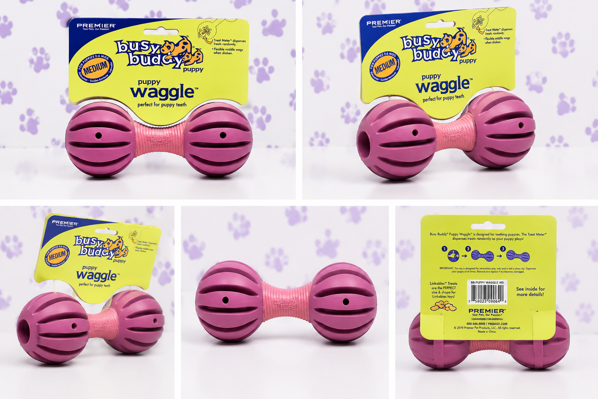 BUSY BUDDY MEDIUM - SIZED WAGGLE - FLAWLESS TOY DESIGNED FOR PETS