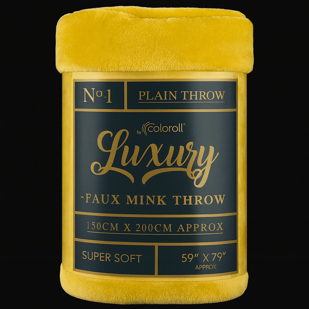 FAUX MINK THROW 150 x 200CM(7 Multiple colors)