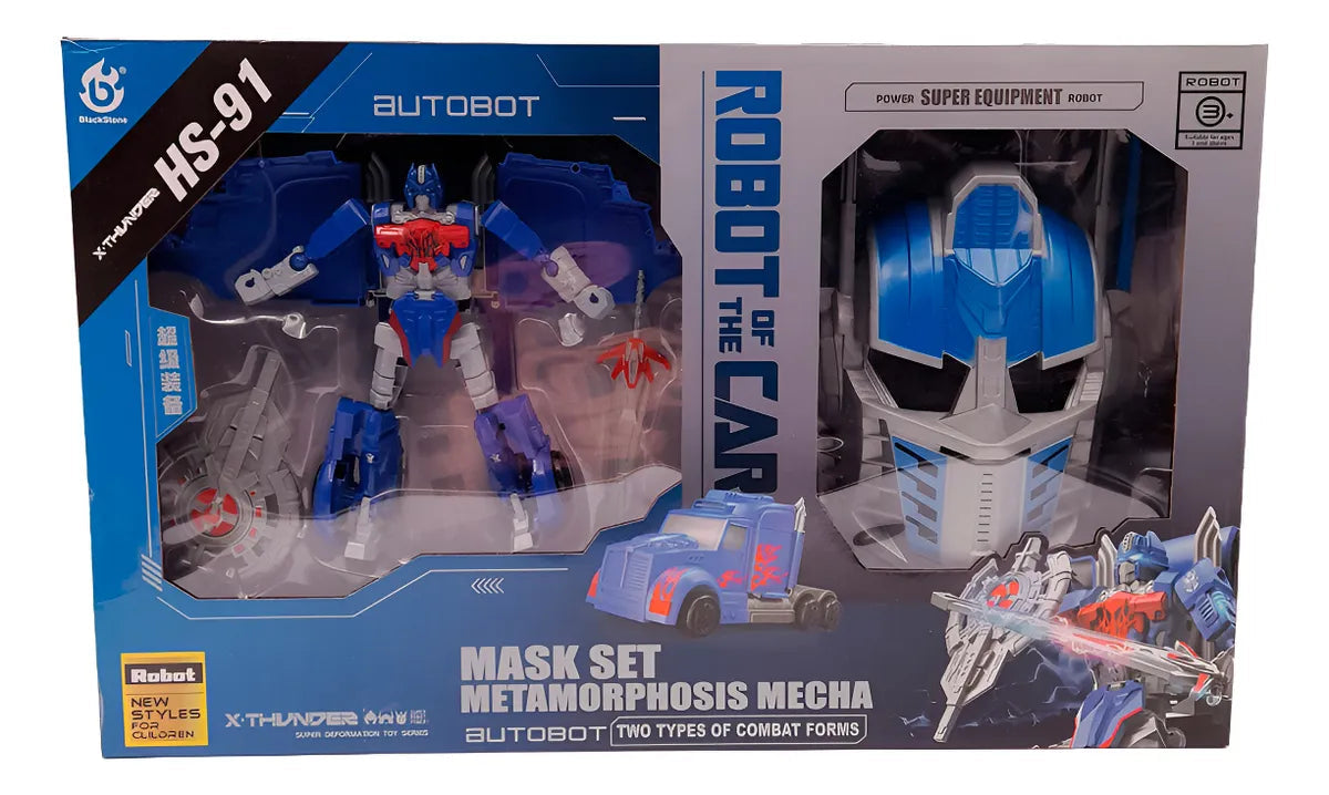 Transformer Autobot Doll and Mask Children's Toy Kit