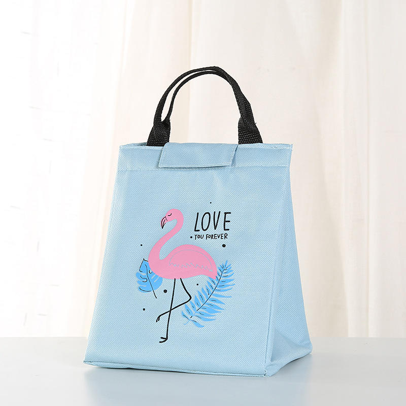 Flamingo Reusable Insulated Lunch Tote Bag for Office Work School Picnic Hiking
