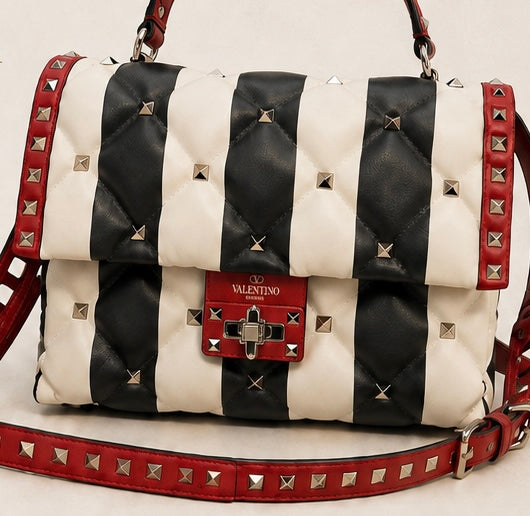 VALENTINO GARAVANI ROCKSTUD SPIKE SHOULDER BAG - PRELOVED